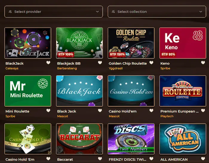 SmokAce Casino table